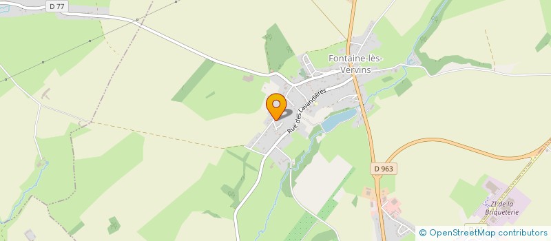 localisation de l'entreprise MONSIEUR OLIVIER PHILIPPE à FONTAINE-LES-VERVINS