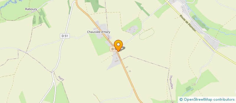 localisation de l'entreprise MONSIEUR OLIVIER PHILIPPONNEAU  THENAILLES