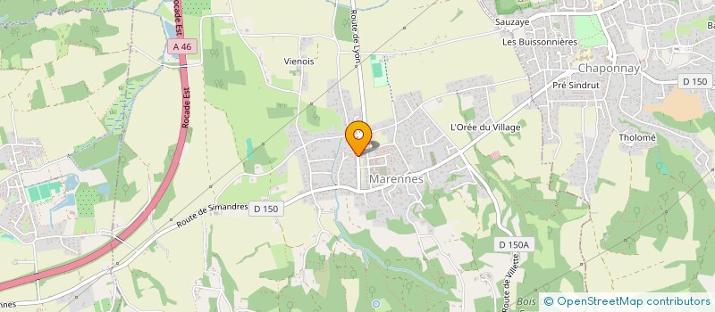 localisation de l'entreprise MONSIEUR OLIVIER PIASECKI  CHAPONNAY