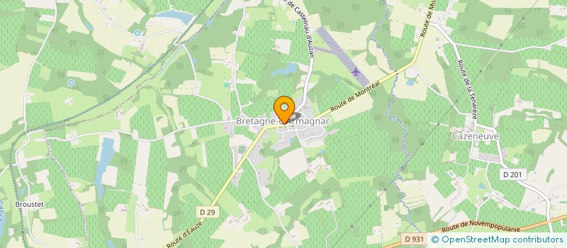 localisation de l'entreprise MONSIEUR OLIVIER PICARD  BRETAGNE-D'ARMAGNAC