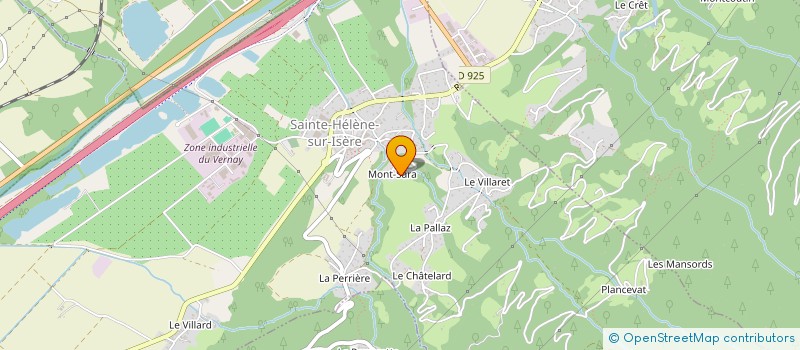 localisation de l'entreprise MONSIEUR OLIVIER PICCAMIGLIO à SAINTE-HELENE-SUR-ISERE