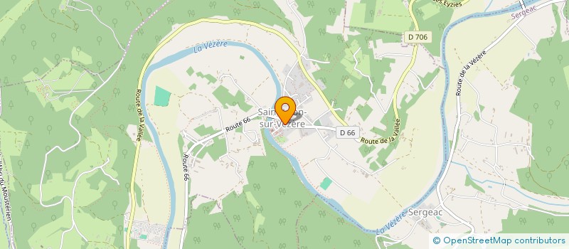 localisation de l'entreprise MONSIEUR OLIVIER PICQUART  SAINT-LEON-SUR-VEZERE