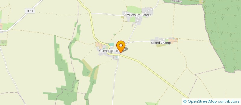 localisation de l'entreprise MONSIEUR OLIVIER PIECH  CUVERGNON