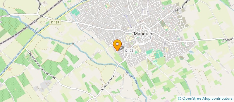 localisation de l'entreprise MONSIEUR OLIVIER PIEDAGNEL  MAUGUIO