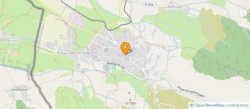 localisation de l'entreprise MONSIEUR OLIVIER PIERRON  OSSEJA