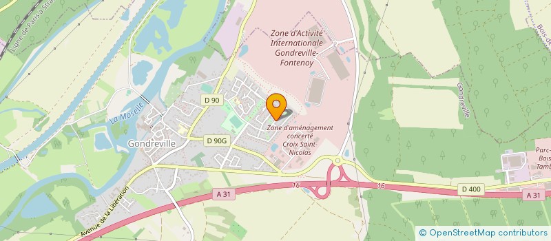 localisation de l'entreprise MONSIEUR OLIVIER PIERRON  GONDREVILLE