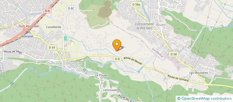 localisation de l'entreprise MONSIEUR OLIVIER PIETRI  SIMIANE-COLLONGUE