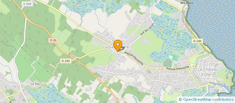 localisation de l'entreprise MONSIEUR OLIVIER PIGEOT  LE CHATEAU-D'OLERON