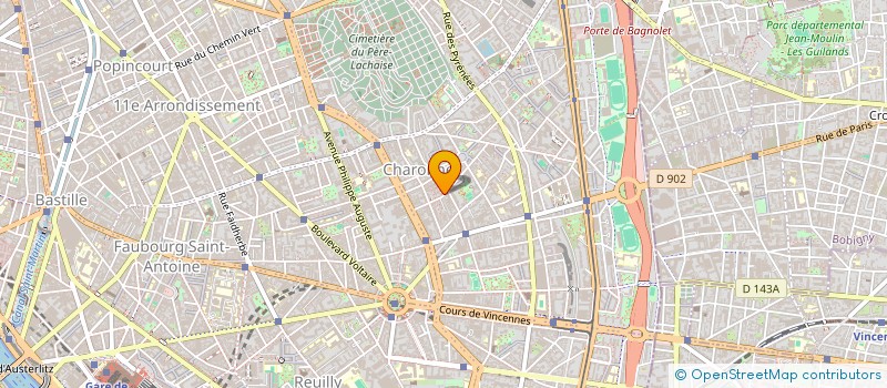 localisation de l'entreprise MONSIEUR OLIVIER PINALIE  PARIS