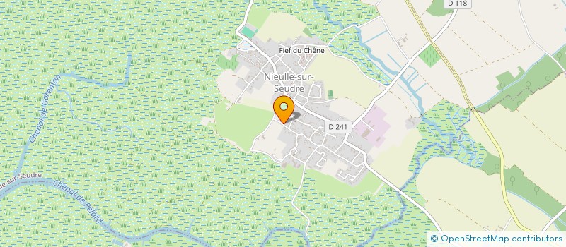 localisation de l'entreprise MONSIEUR OLIVIER PINAUD  NIEULLE-SUR-SEUDRE