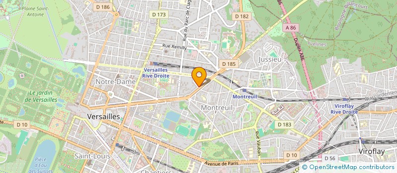 localisation de l'entreprise MONSIEUR OLIVIER PINCZON DU SEL à VERSAILLES