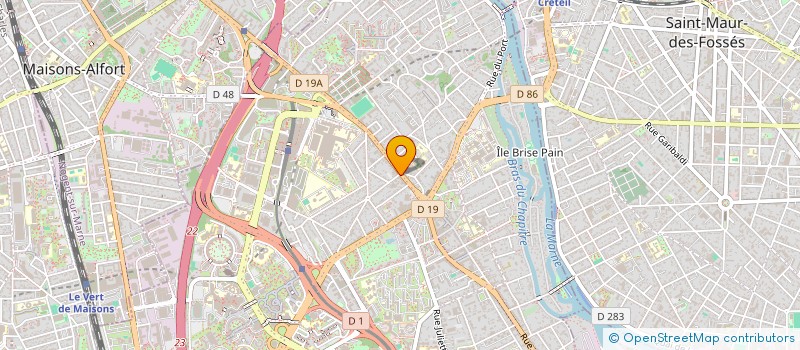 localisation de l'entreprise MONSIEUR OLIVIER PINEAU  CRETEIL