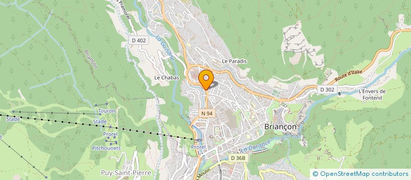 localisation de l'entreprise MONSIEUR OLIVIER PINQUIER à BRIANCON