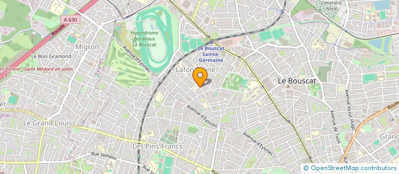 localisation de l'entreprise MONSIEUR OLIVIER PINSAN à LE BOUSCAT