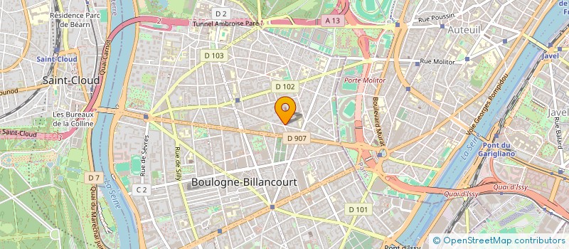 localisation de l'entreprise MONSIEUR OLIVIER PION à BOULOGNE-BILLANCOURT