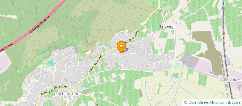 localisation de l'entreprise MONSIEUR OLIVIER PIOT à ROCHEFORT-DU-GARD
