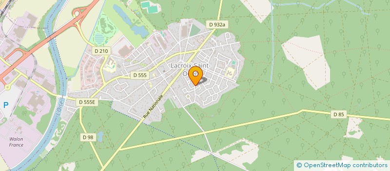 localisation de l'entreprise MONSIEUR OLIVIER PIROTTE  LACROIX-SAINT-OUEN