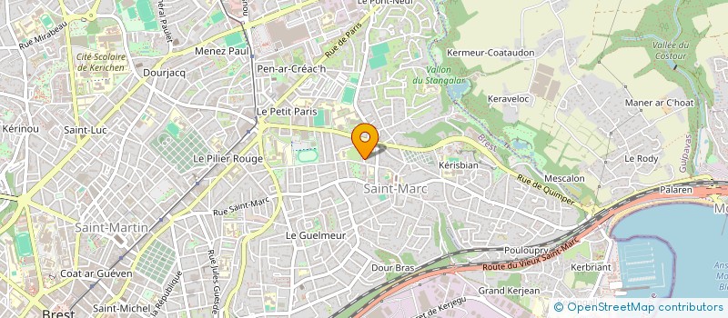 localisation de l'entreprise MONSIEUR OLIVIER PITEL à BREST