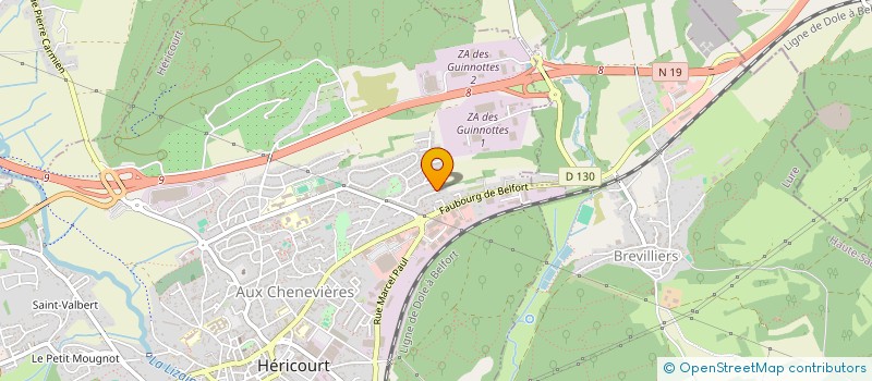 localisation de l'entreprise MONSIEUR OLIVIER PITOIS  HERICOURT