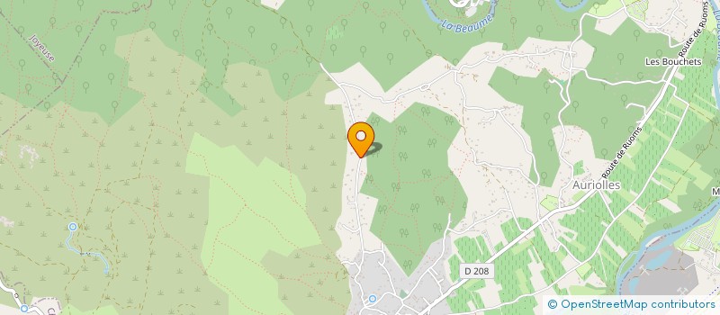 localisation de l'entreprise MONSIEUR OLIVIER PIVA  SAINT-ALBAN-AURIOLLES