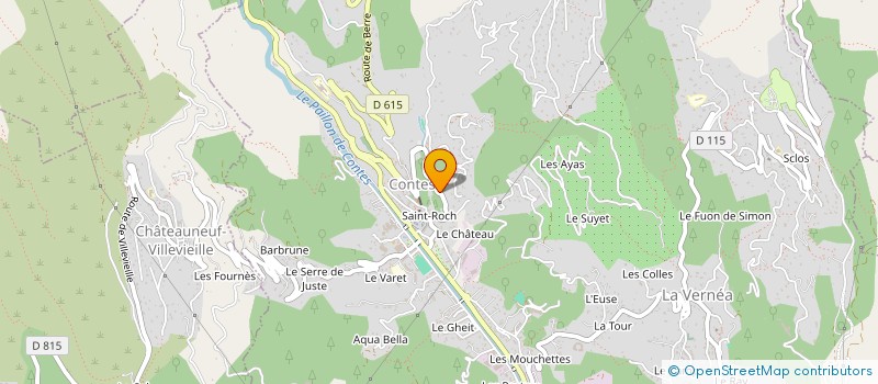 localisation de l'entreprise MONSIEUR OLIVIER PLANCHON à CONTES