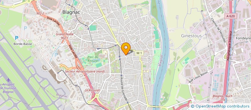 localisation de l'entreprise MONSIEUR OLIVIER PLANUS à BLAGNAC