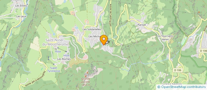 localisation de l'entreprise MONSIEUR OLIVIER PLASSOT  LANS-EN-VERCORS