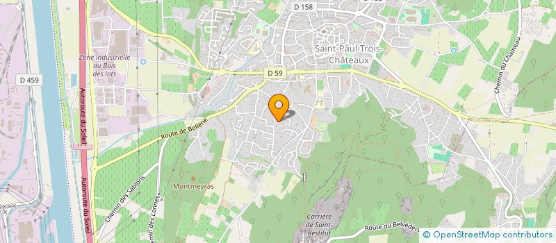 localisation de l'entreprise MONSIEUR OLIVIER PLISSON  SAINT-PAUL-TROIS-CHATEAUX