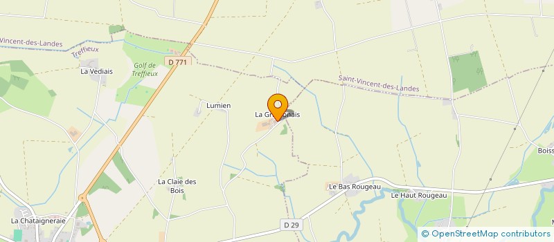 localisation de l'entreprise MONSIEUR OLIVIER PLOUGASTEL  TREFFIEUX