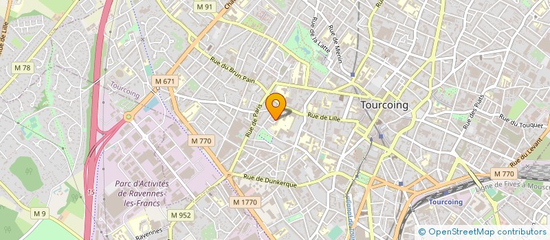 localisation de l'entreprise MONSIEUR OLIVIER PLUQUET à TOURCOING
