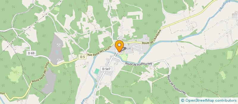 localisation de l'entreprise MONSIEUR OLIVIER PLUVY  STE-EULALIE D ANS