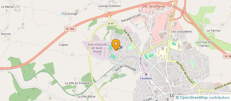 localisation de l'entreprise MONSIEUR OLIVIER POILPRE à LOUDEAC