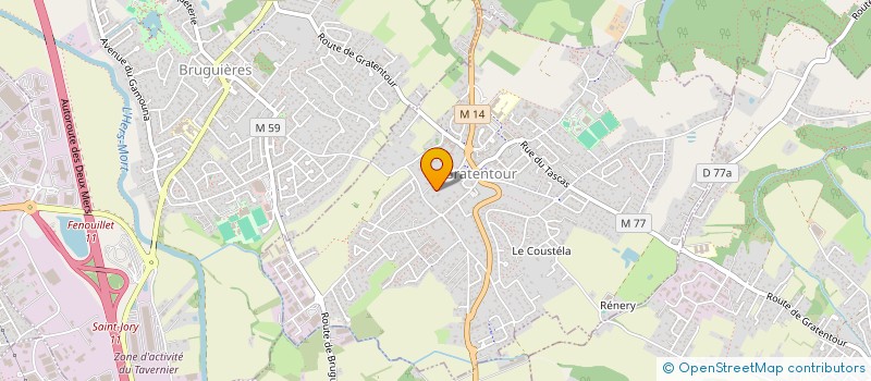 localisation de l'entreprise MONSIEUR OLIVIER POINTEAU  GRATENTOUR