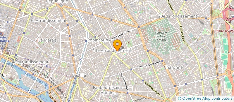 localisation de l'entreprise MONSIEUR OLIVIER POIROT  PARIS