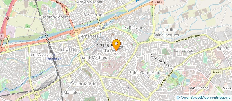 localisation de l'entreprise MONSIEUR OLIVIER POISSON  PERPIGNAN