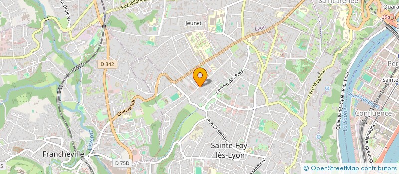 localisation de l'entreprise MONSIEUR OLIVIER POIZAT à SAINTE-FOY-LES-LYON