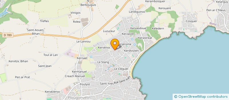localisation de l'entreprise MONSIEUR OLIVIER POLARD à PLOUGONVELIN
