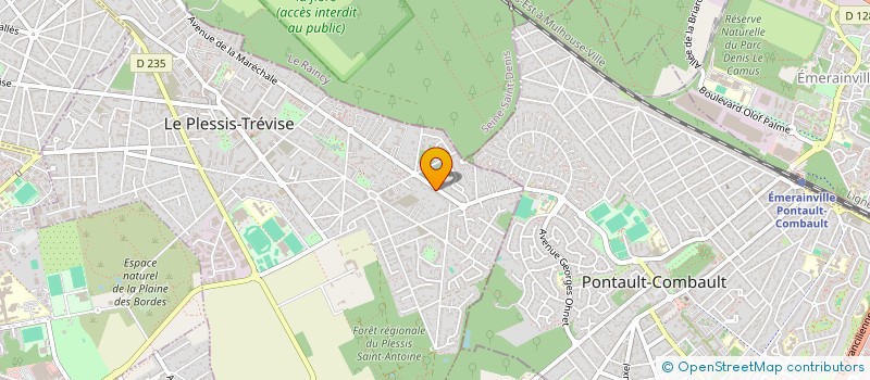 localisation de l'entreprise MONSIEUR OLIVIER POLESE  LE PLESSIS-TREVISE