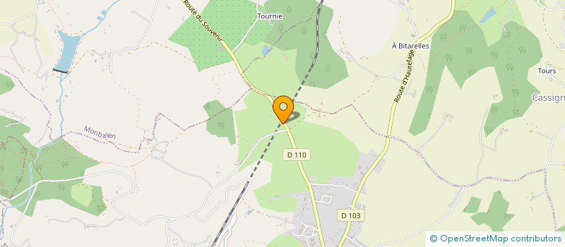 localisation de l'entreprise MONSIEUR OLIVIER POLIN  LAROQUE-TIMBAUT