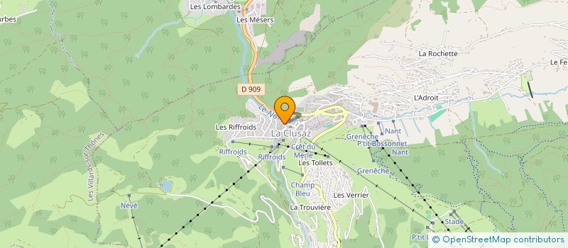 localisation de l'entreprise MONSIEUR OLIVIER POLLET VILLARD à LA CLUSAZ