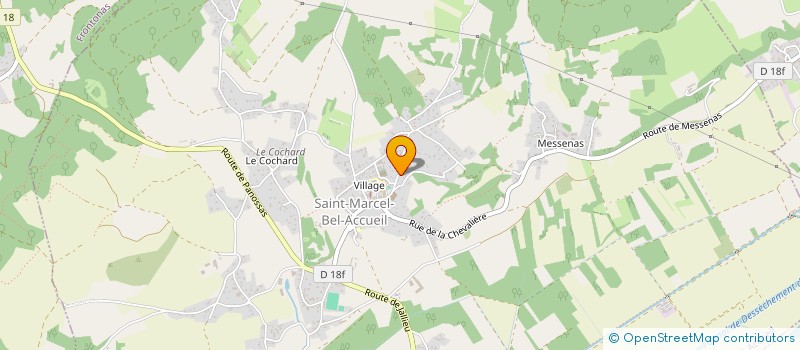 localisation de l'entreprise MONSIEUR OLIVIER PONGAN  SAINT-MARCEL-BEL-ACCUEIL