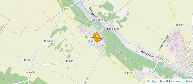localisation de l'entreprise MONSIEUR OLIVIER PONS à BAILLEAU-ARMENONVILLE