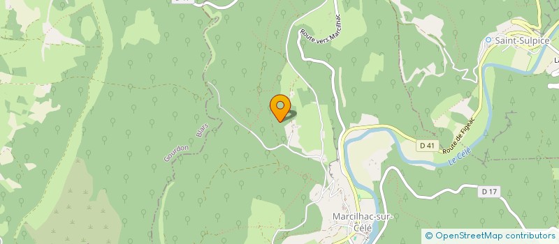 localisation de l'entreprise MONSIEUR OLIVIER PONTIEUX  SAINT-CHELS