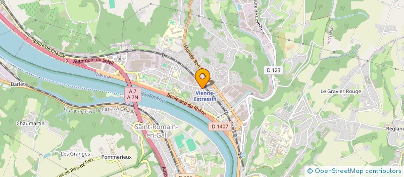 localisation de l'entreprise MONSIEUR OLIVIER PONVIANNE à VIENNE