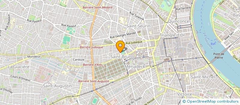 localisation de l'entreprise MONSIEUR OLIVIER POQUE à BORDEAUX