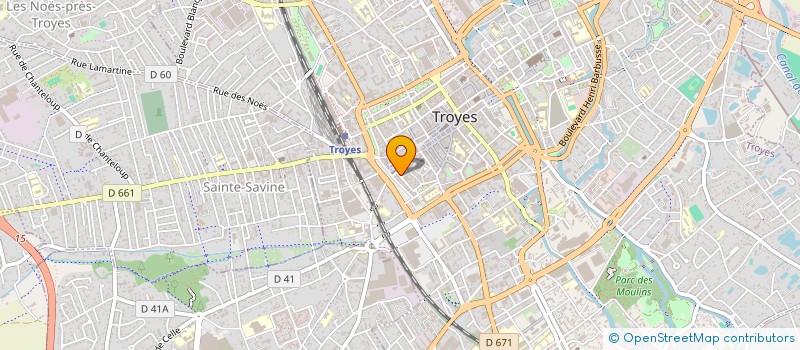 localisation de l'entreprise MONSIEUR OLIVIER PORET à TROYES