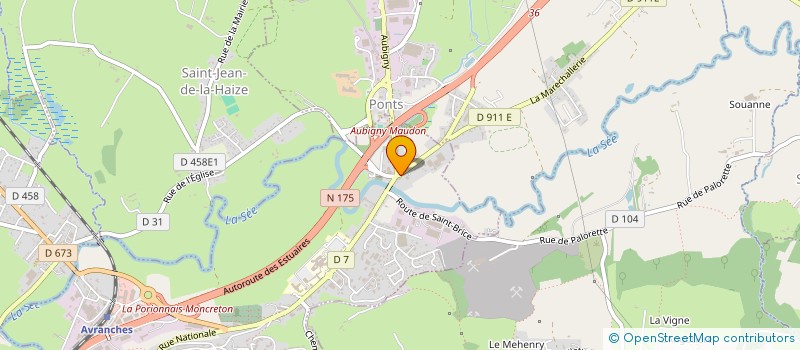 localisation de l'entreprise MONSIEUR OLIVIER PORET  AVRANCHES