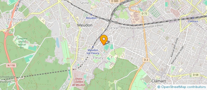 localisation de l'entreprise MONSIEUR OLIVIER PORTE à MEUDON