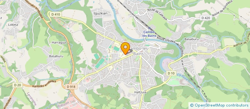 localisation de l'entreprise MONSIEUR OLIVIER PORTIER  CAMBO-LES-BAINS