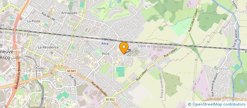 localisation de l'entreprise MONSIEUR OLIVIER POTELLE  VILLENEUVE-D'ASCQ